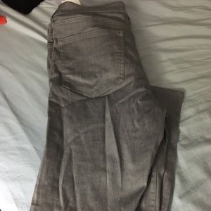Gray Uniqlo jeans